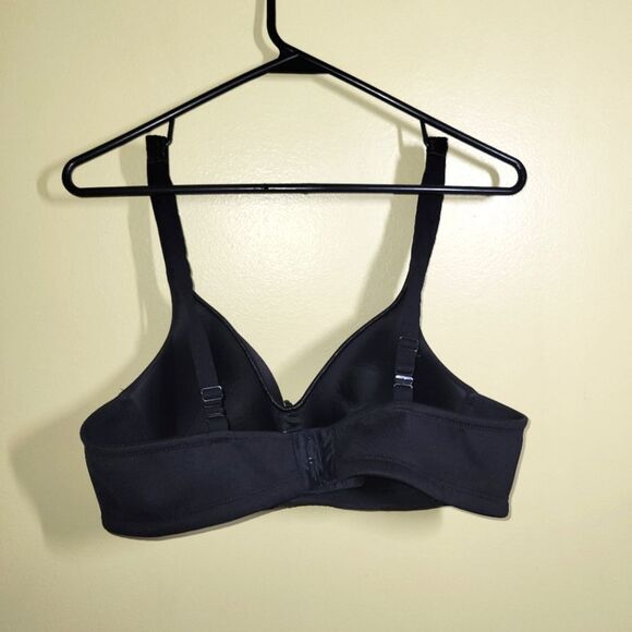 Vanity Fair Body Caress Black Full Coverage Wireless Bra 42B - Picture 10 of 13